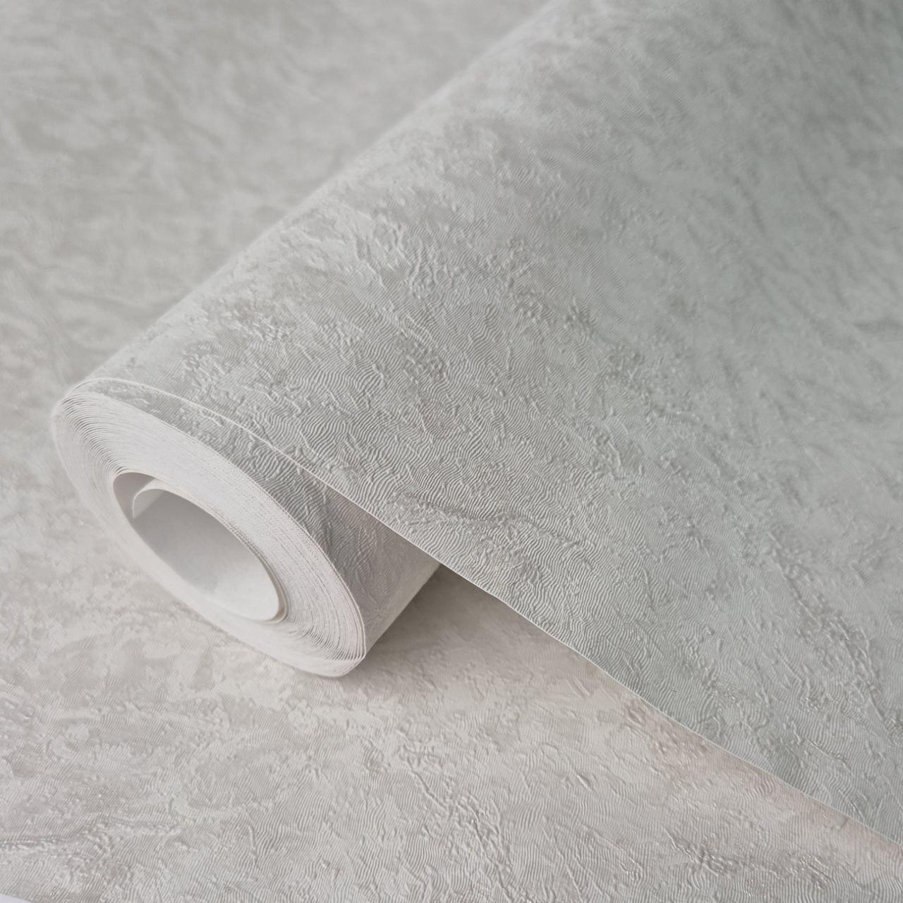 Шпалери вінілові 1.06 × 10.05 м Sintra 423325, молочні з рельєфним візерунком для вітальні, спальні, кабінету, фото 1