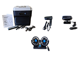 Автомобільні холодильники, фени, вентилятори, тепловентилятори