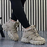 38 р. маломірки Жіночі черевики світло-коричневі зима на високій підошві (12121012), фото 2