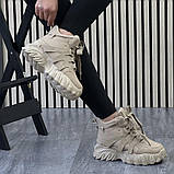 38 р. маломірки Жіночі черевики світло-коричневі зима на високій підошві (12121012), фото 3