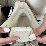 38 р. маломірки Жіночі черевики світло-коричневі зима на високій підошві (12121012), фото 5