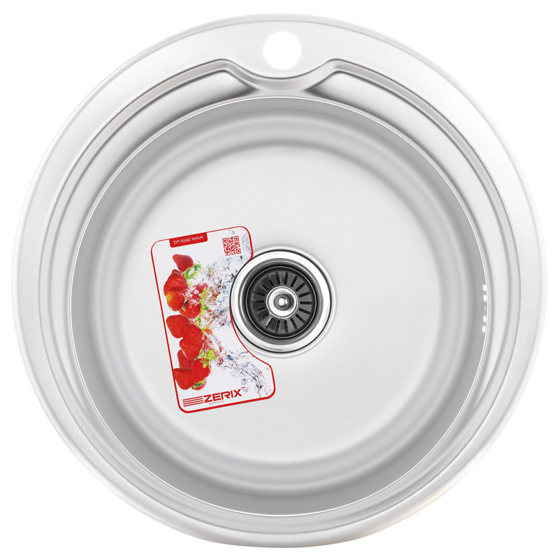 Мийка кухонна врізна Z510-08-180MD (micro decor), ZERIX, Арт.64206