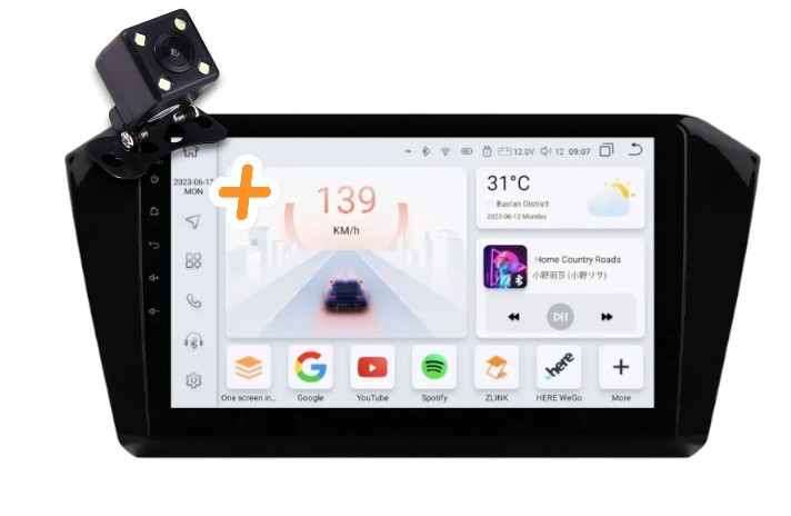 Магнітола для Volkswagen Passat B8 2015-2018 на Android | Сенсорний екран, GPS, Bluetooth, камера заднього виду, фото 1