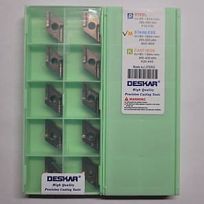 DNMG150604R-VF LF6118 DESKAR (Сталь, Нержавіюча сталь) Твердосплавна пластина, фото 2