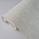 Шпалери вінілові 1.06 × 10.05 м Wall Color 162-20, молочні з рельєфним візерунком для вітальні, спальні, кабінету, фото 6