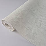 Шпалери вінілові 1.06 × 10.05 м Wall Color 162-20, молочні з рельєфним візерунком для вітальні, спальні, кабінету, фото 5