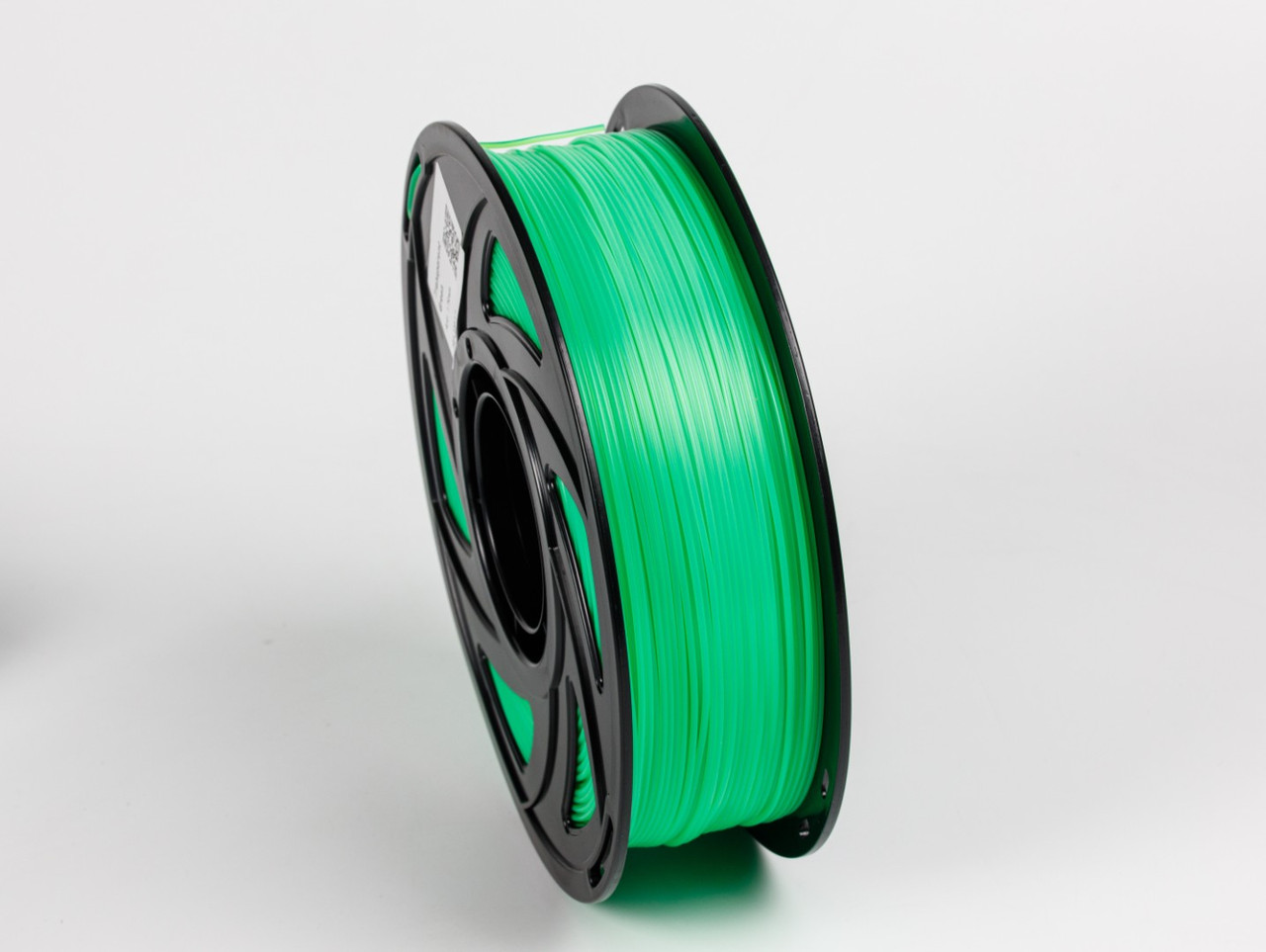 Пластик філамент для 3D-друку PLA+ Transparent green Filament 1.75mm, 1kg