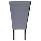 Чохол на стілець універсальний розмір Nokta Сірий високої щільності 290 гр/м2 еластичний KARNA 00040, фото 3