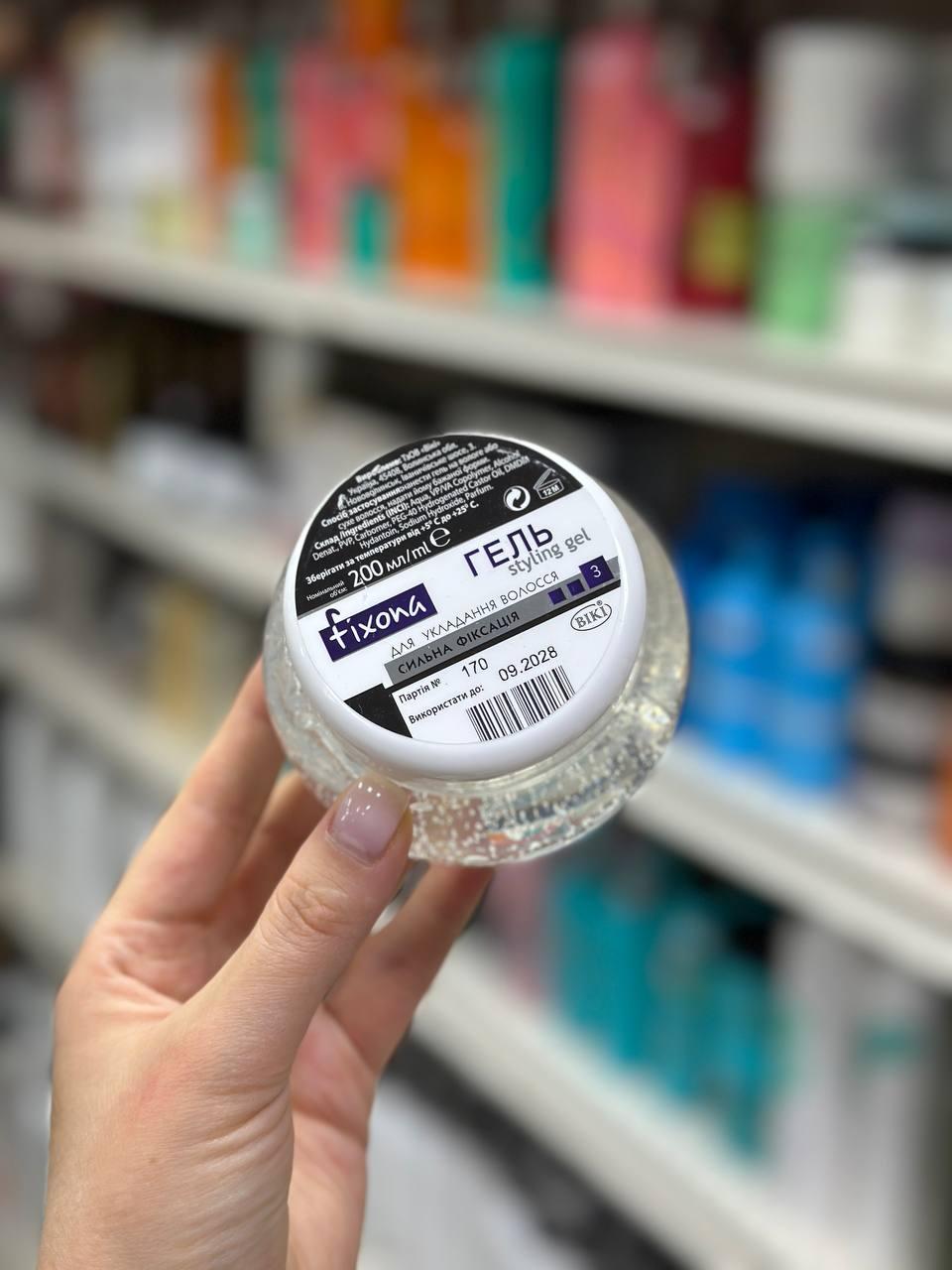 Гель для укладання волосся Fixona Strong Hold 200 мл