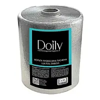 Фольга алюмінієва професійна тиснена Doily Lux Foil Emboss 0.12х100м