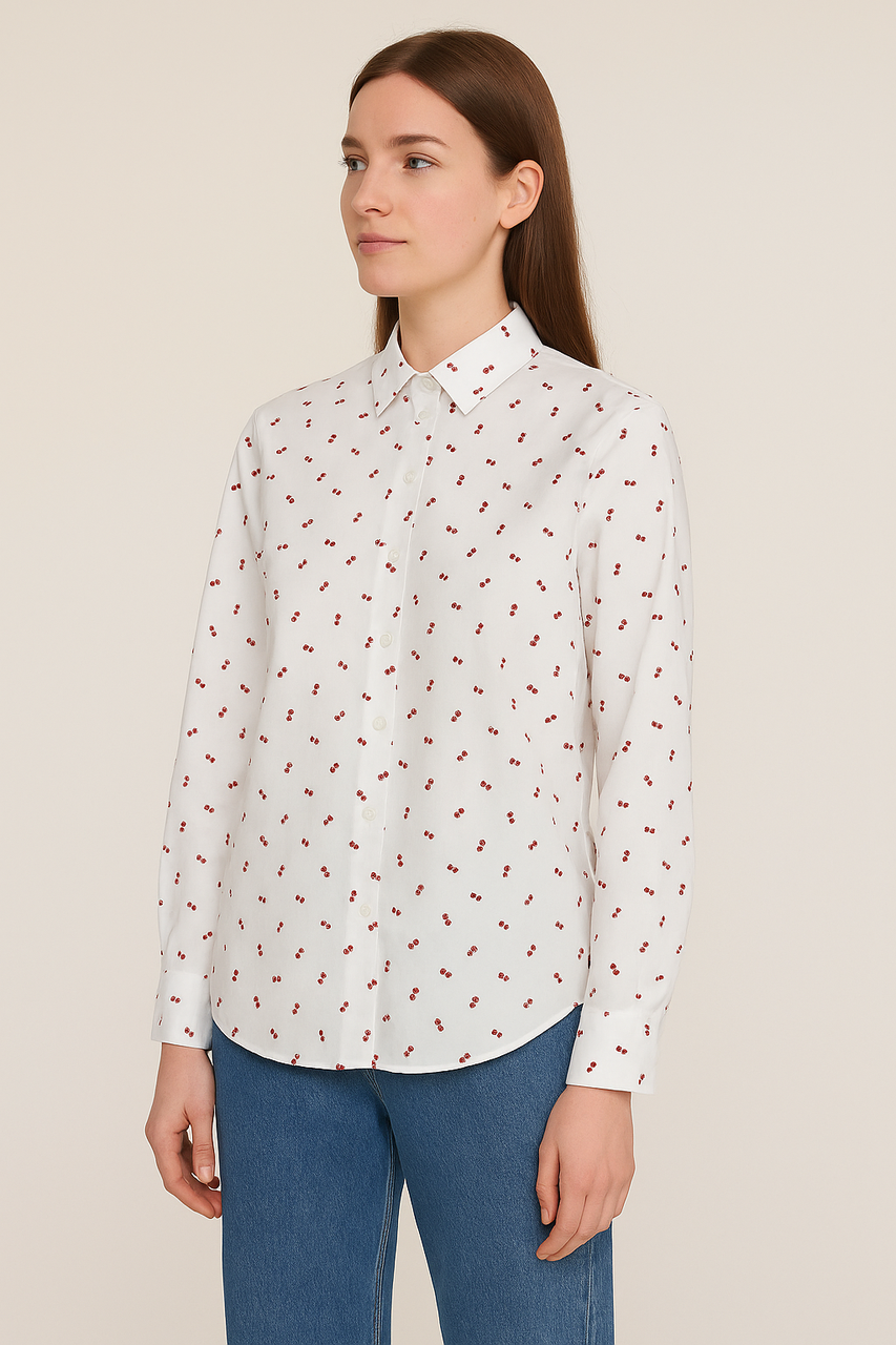 Жіноча сорочка в ананасовий принт Miss Brown, фото 1