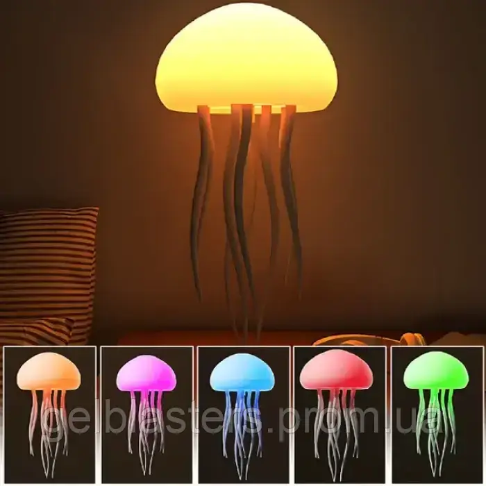 Детский разноцветный настольный светильник, аккумуляторный ночник VHG X-11 с RGB-подсветкой для детей ORB - фото 1 - id-p2759205184