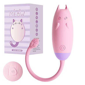 Кліторальний вібратор кішечка Lilo "We Love QiQi" USB рожевий, фото 1