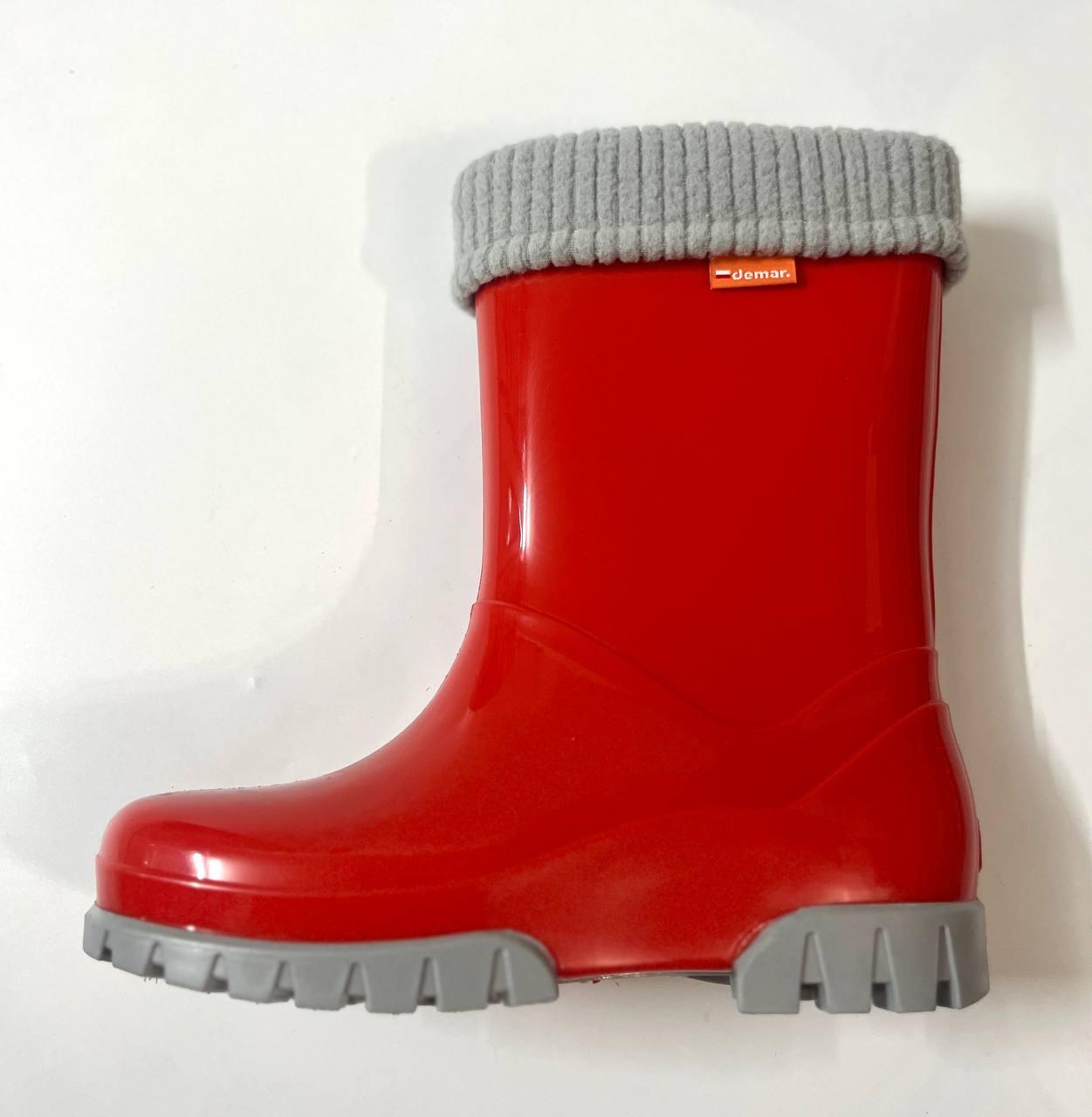 Гумові чоботи для дівчинки, Demar (код 2396) розміри: 34/35, фото 1