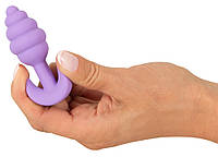 Анальний корок Cuties Purple, фото 3