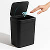Автоматичне сенсорне відро 13 л, чорного кольору / Відро для сміття з датчиком / Інтелектуальний кошик, фото 2