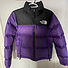 Чоловічий пуховик The North Face 700 TNF фіолетовий куртка Норд Фейс ТНФ коротка зимовий одяг, фото 4