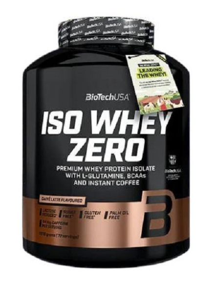 Протеїн Iso Whey Zero BioTech 1.8 кг Лате, фото 1