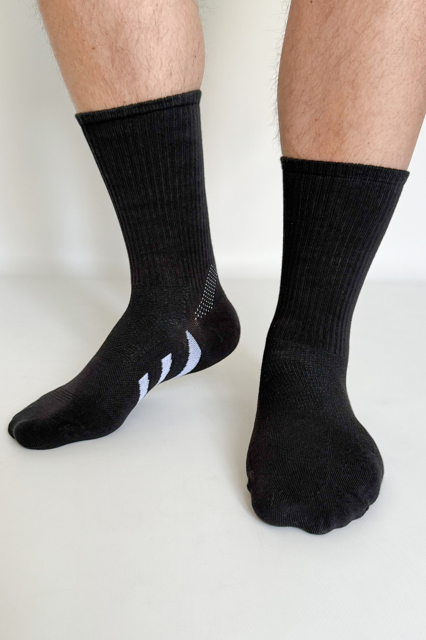 Шкарпетки чоловічі спортивні Спайкер Apmi 40-45 чорний, фото 1