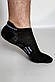 Чоловічі шкарпетки короткі Лайт Apmi 39-42 чорний, фото 4