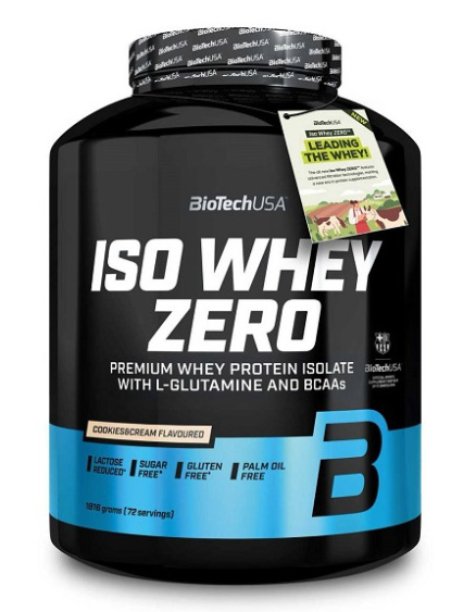 Протеїн Iso Whey Zero BioTech 1.8 кг Печиво - Крем, фото 1