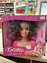 Модель для зачісок 868-6-8 гребінець, куртки, гумові смуги, 2 седації, у коробці 27-25,5-11,5 см.