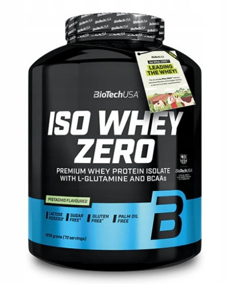 Протеїн Iso Whey Zero BioTech 1.8 кг Фісташка, фото 1