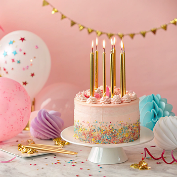 Свічки прямі в торт