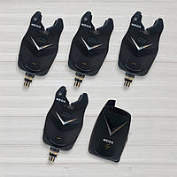 Набір сигналізаторів електронних Weida FA-213N-4, 4шт + пейджер