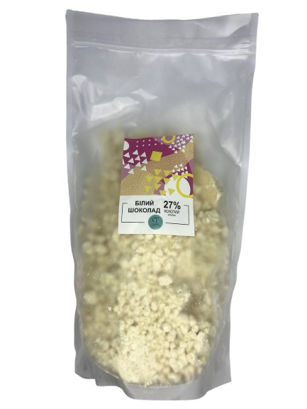 Білий колотий шоколад 27% Україна, 5 кг, фото 1