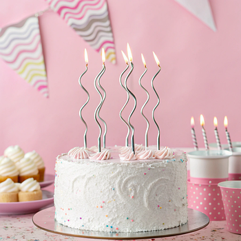 Свічки хвильки в торт