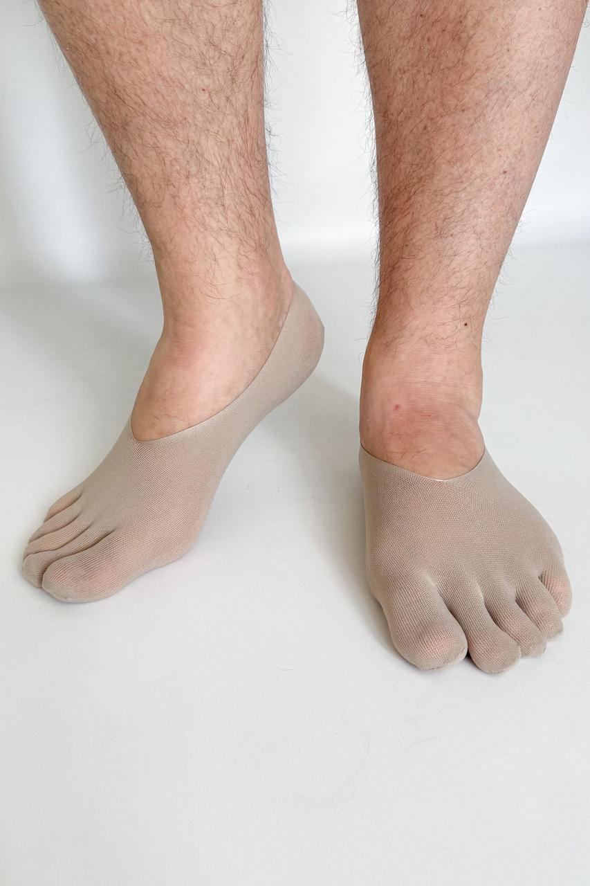 Слідки з пальцями капронові ToeFit Invisible Apmi 39-42 бежевий, фото 1