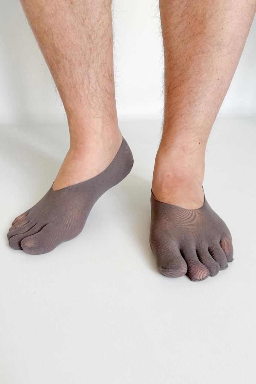 Слідки з пальцями капронові ToeFit Invisible Apmi 39-42 сірий, фото 1