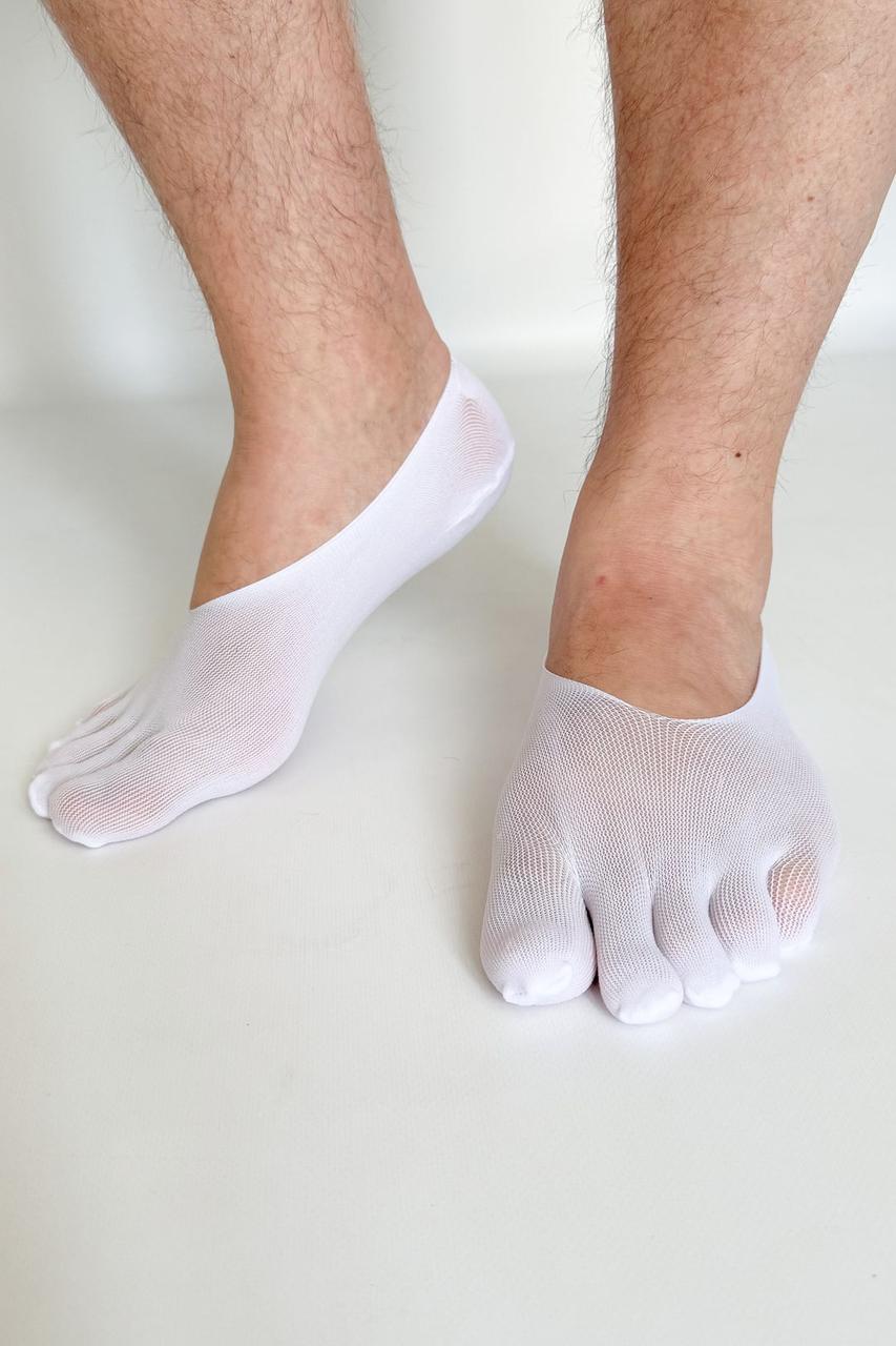 Слідки з пальцями капронові ToeFit Invisible Apmi 39-42 білий, фото 1