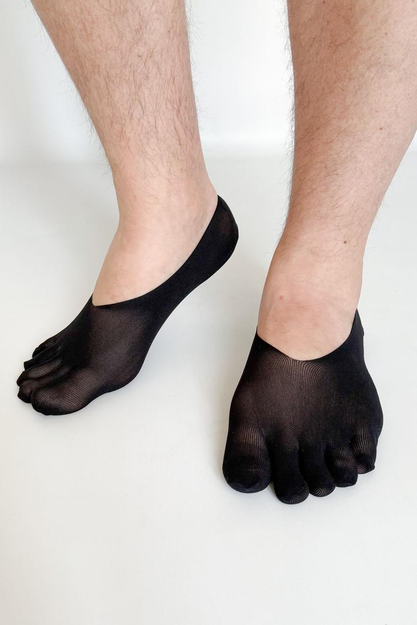 Слідки з пальцями капронові ToeFit Invisible Apmi 39-42 чорний, фото 1