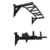 Настінні турнік та бруси. Комплект А315-ч, фото 3