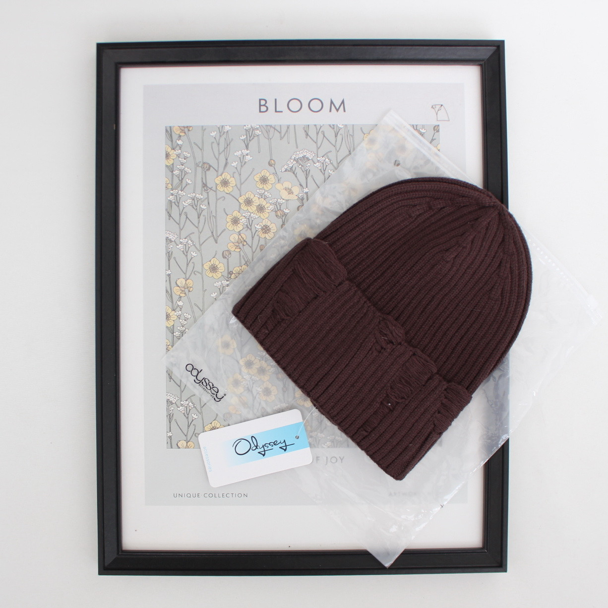 Шапка жіноча "Метью" шоколадна 942004, фото 1