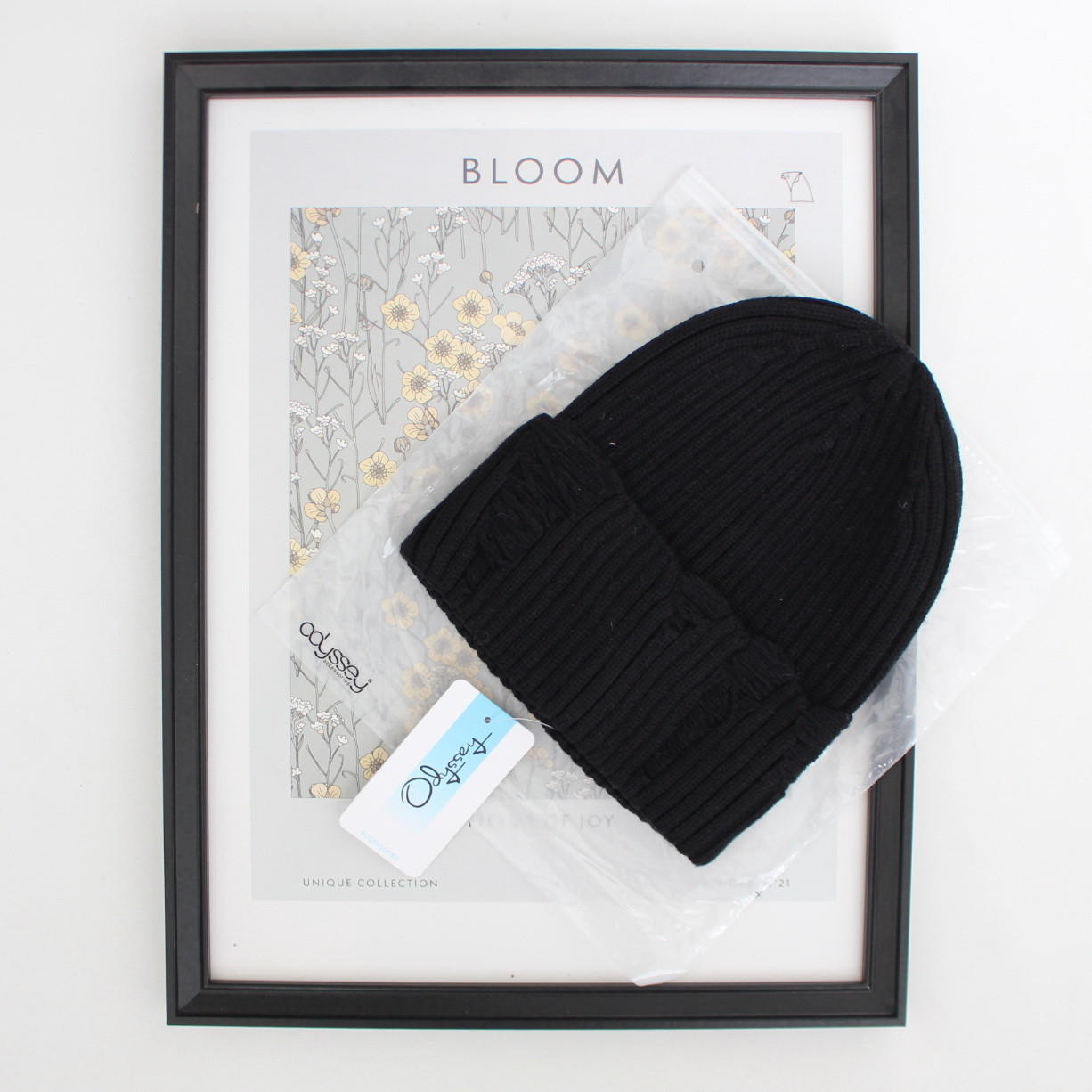 Шапка жіноча "Метью" чорна 942002, фото 1