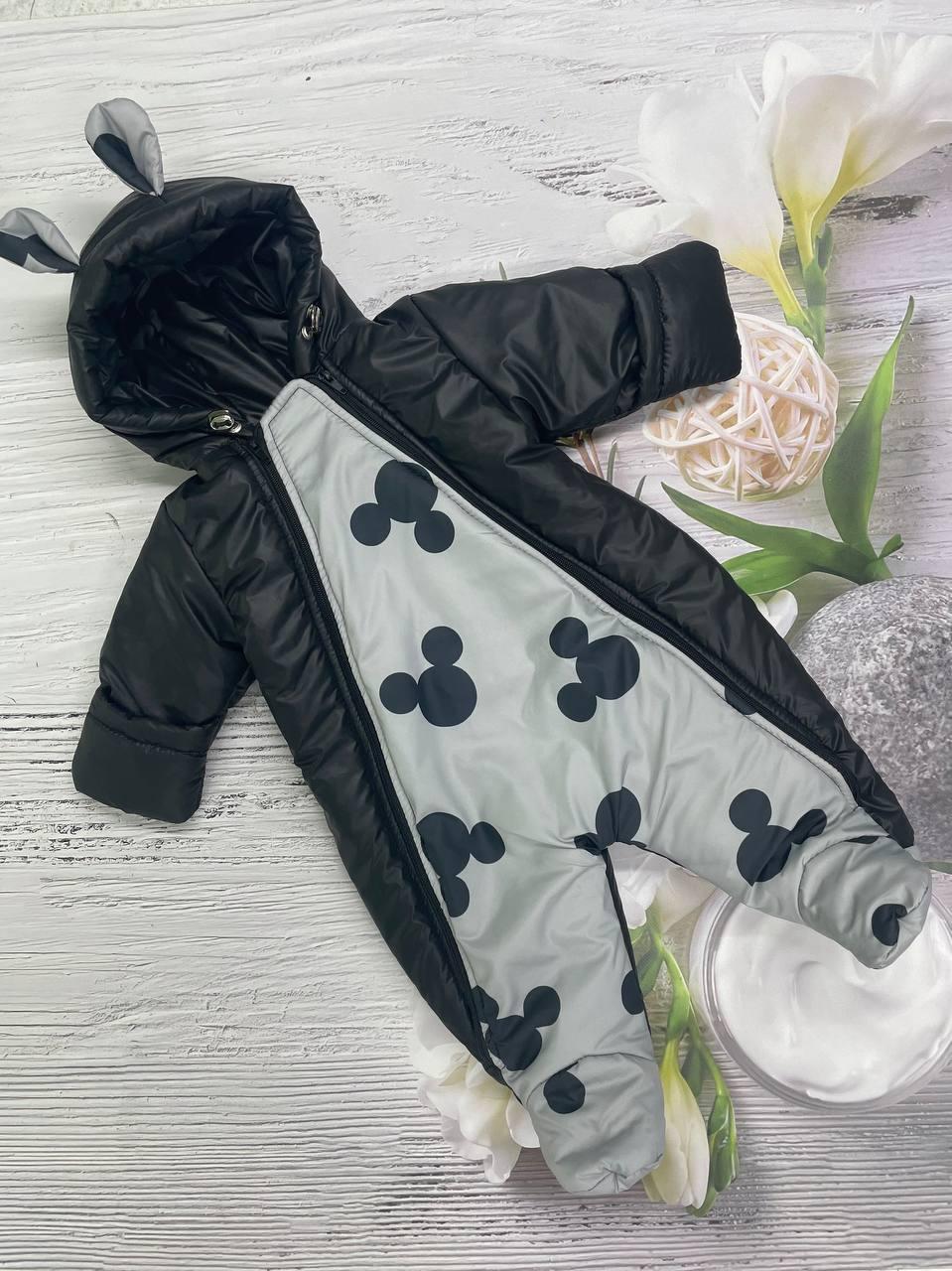 Дитячий демісезонний комбінезон  0-6 міс - осінній / весняний комбінезон для новонародженого