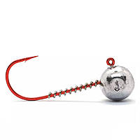 Джигголовка Jigger Fudo AB Red Jig 2/0 2 g 5pcs (JHH-FURD2/0-2)