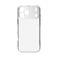 Прозорий чохол для Apple iPhone 17 Pro Max з захистом камери, силіконовий бампер, тонкий і безбарвний