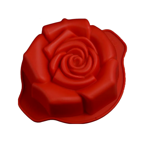 Форма силіконова для випічки та желе у формі "Троянди" ULC-121 червоний, фото 1