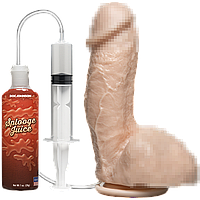 Фалоімітатор, що кінчає Doc Johnson The Amazing Squirting Realistic Cock, ПВХ, діаметр 5,1см