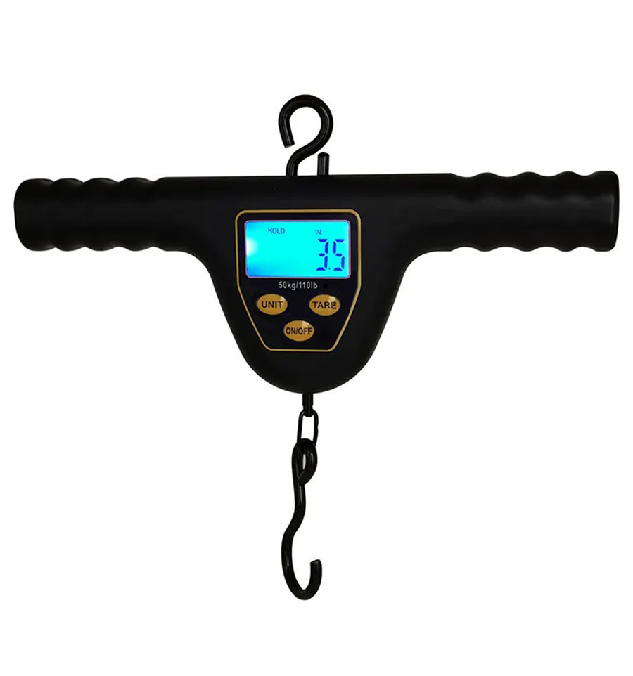 Електронні рибальські ваги з ручками World4Carp T-Line Digital Scales, 50kg, фото 1