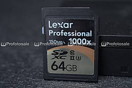 Карта пам'яті SD Lexar Professional 64GB SDXC II U3 1000x 150 MB/s