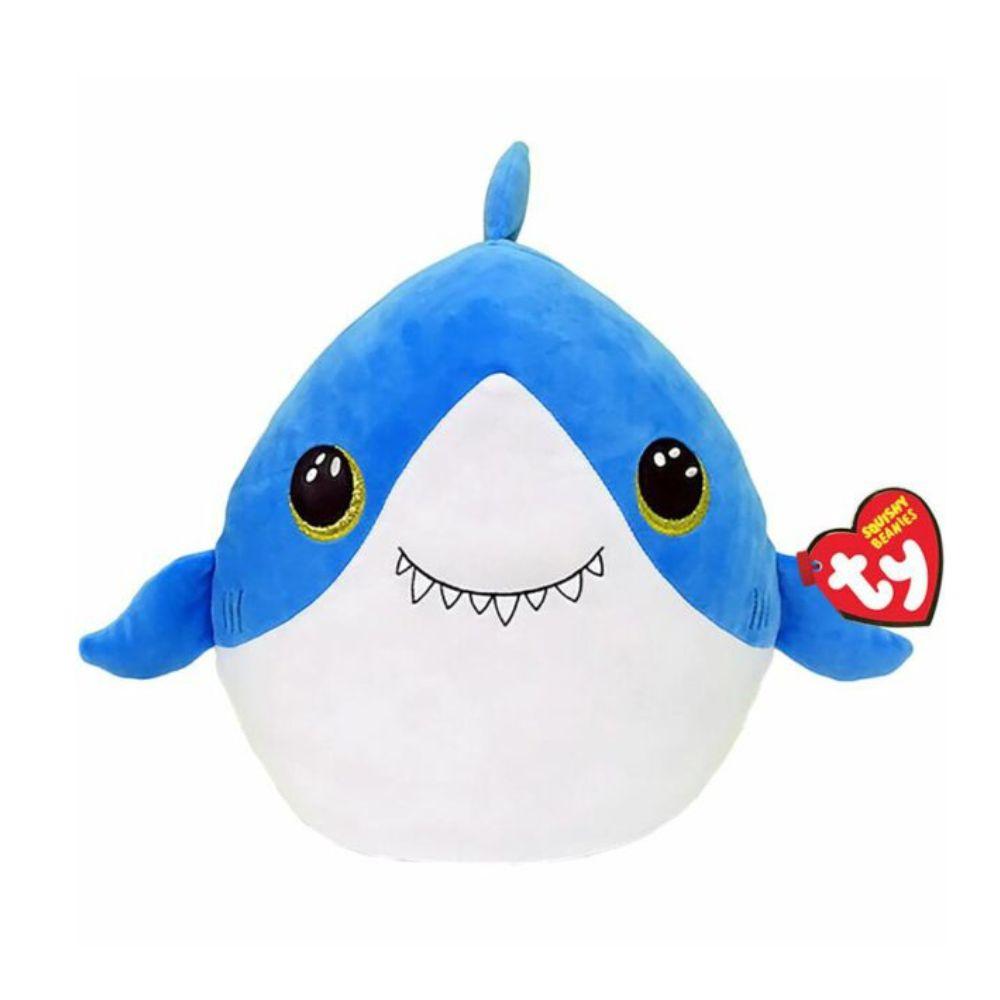 М'яка іграшка TY Squish-A-Boos Акула FINSLEY 40 см 39366, фото 1