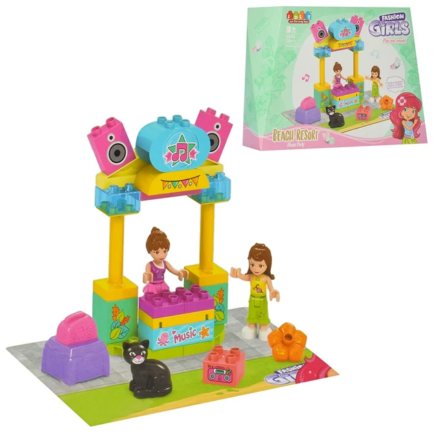 Дитячий набір-конструктор JDLT 5433 "Музична сцена" – 28 деталей