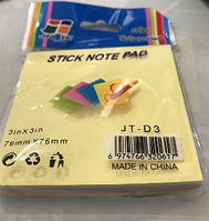 Папір з липким шаром 76х76  100 арк.