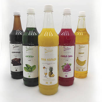 Сиропи ТМ Delicia ПЕТ 1л