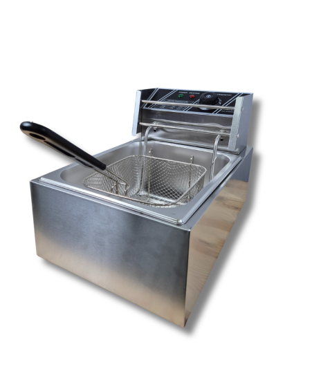 Фритюрниця електрична професійна Vektor SZ-81 (Фритюр 6 літрів)